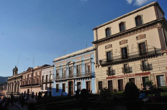 A principal rua peatonal de Guanajuato, no México